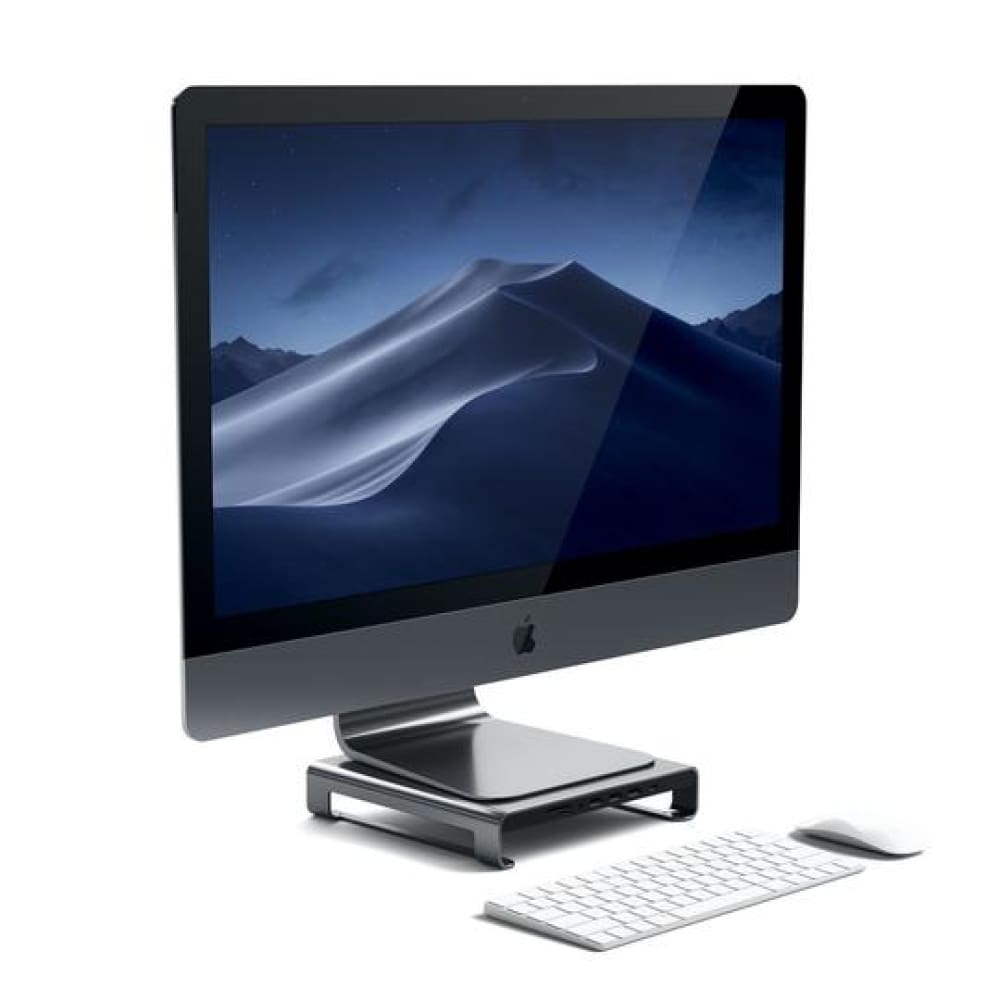 Satechi USB-C Aluminum Monitor Stand Hub for iMac - Accessories