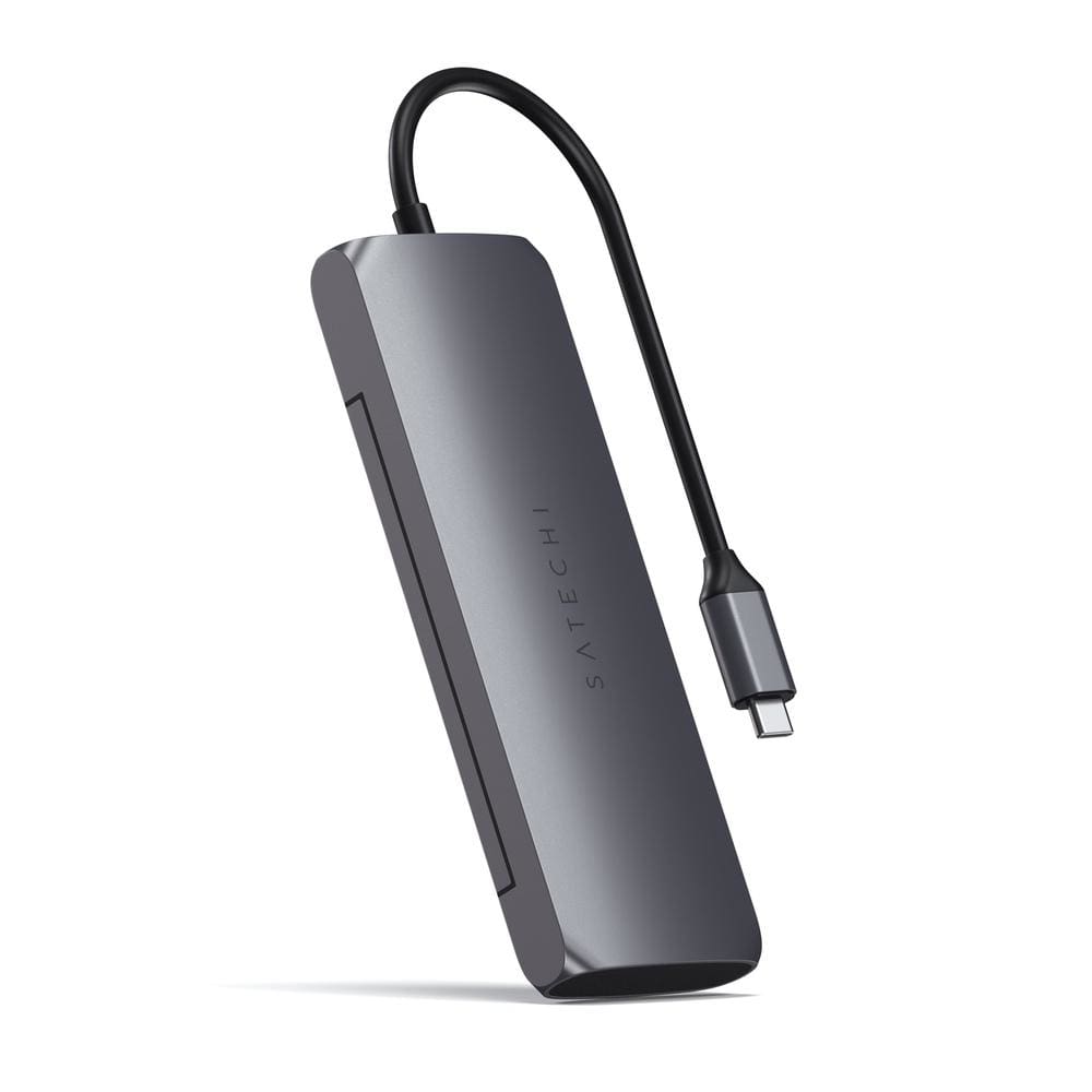 Satechi USB-C Hybrid Multiport Adapter with SSD Enclosure - Space Grey - Accessories