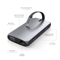 Thumbnail for Satechi USB-C On-the-Go Multiport Adapter (Space Grey) - Accessories