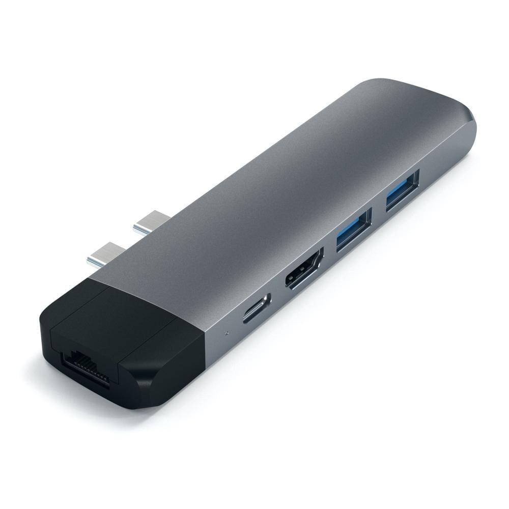 Satechi USB-C Pro Hub with Ethernet & 4K HDMI - Space Grey - Accessories