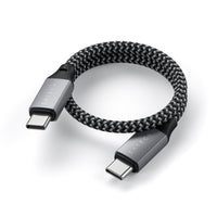 Thumbnail for Satechi USB-C to USB-C Short Cable 25cm - Space Grey - Accessories