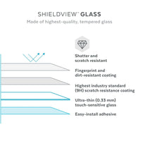 Thumbnail for Speck ShieldView Glass Screen Protector for iPhone 13 Mini - Clear - Accessories