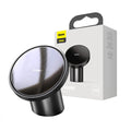 Baseus Magnetic Car Mount for Dashboards and Air Outlets (Magsafe Compatible + Ring Included ) - Bla