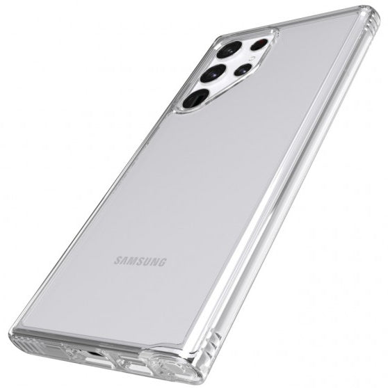 Tech21 EvoClear Multi-Drop Clear Case for Samsung Galaxy S22 Ultra - Clear