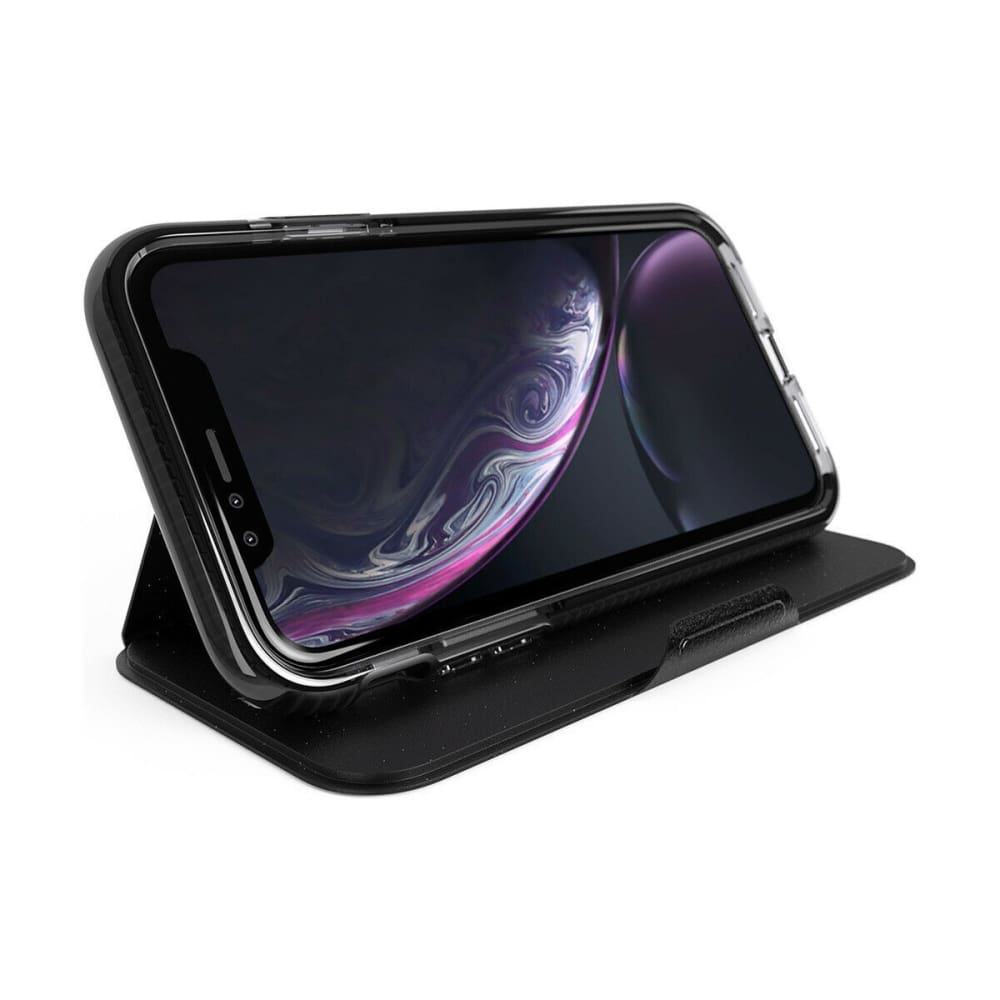 Tech21 Evo Wallet Case for iPhone XR - Black - Accessories