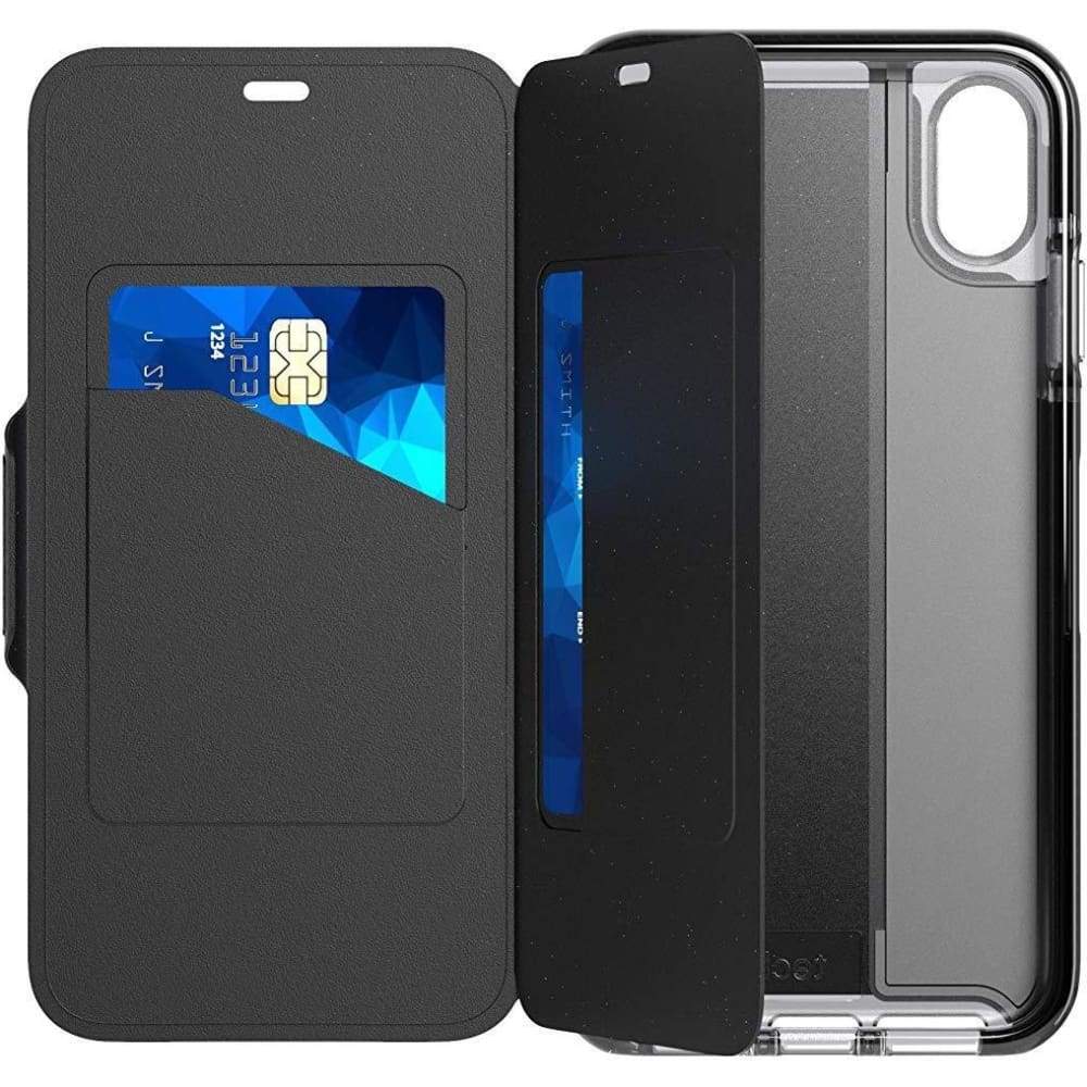 Tech21 Evo Wallet Case for iPhone XS Max - Black - Accessories