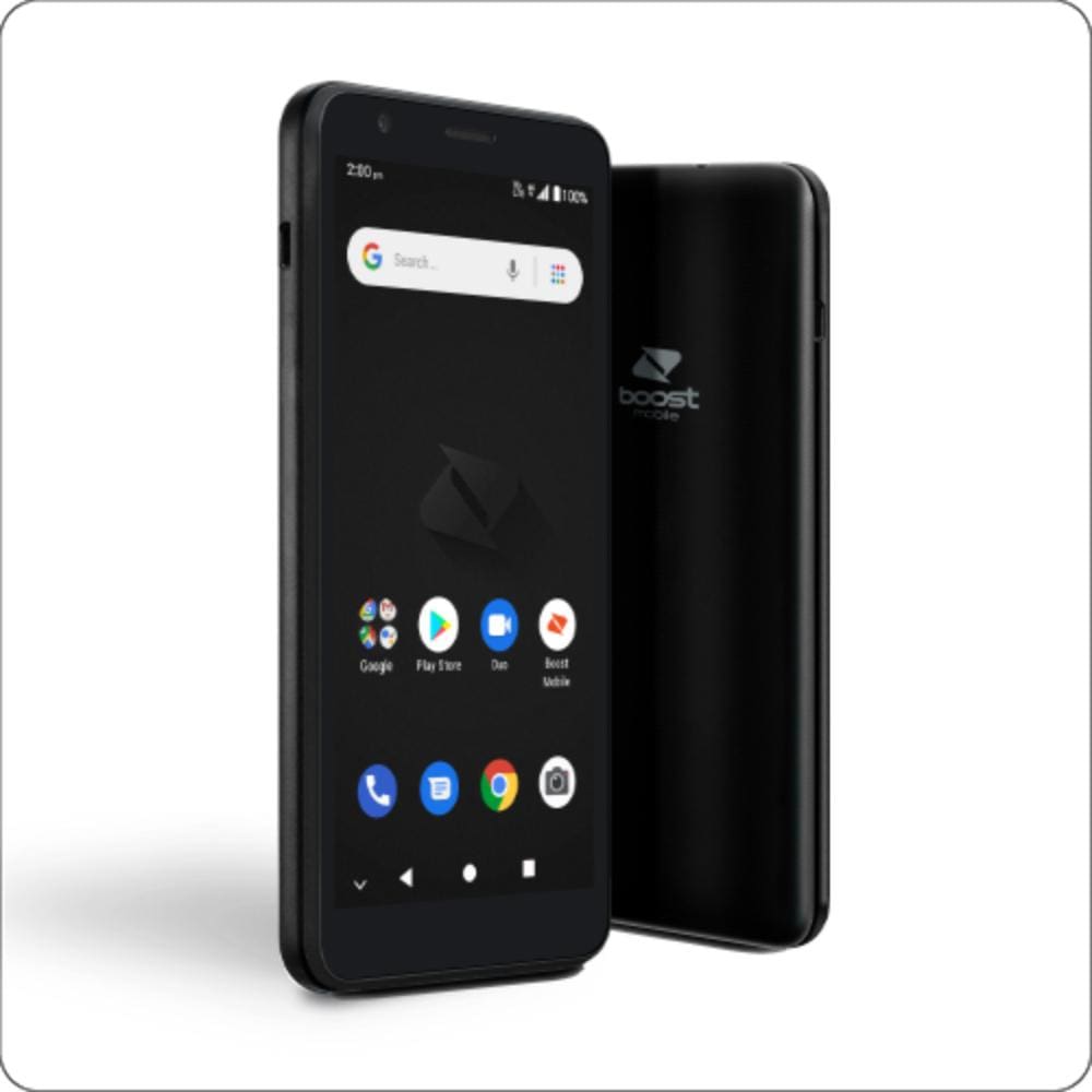Telstra | Boost Mobile V55 4GX Phone + Hotspot - Black - Mobiles