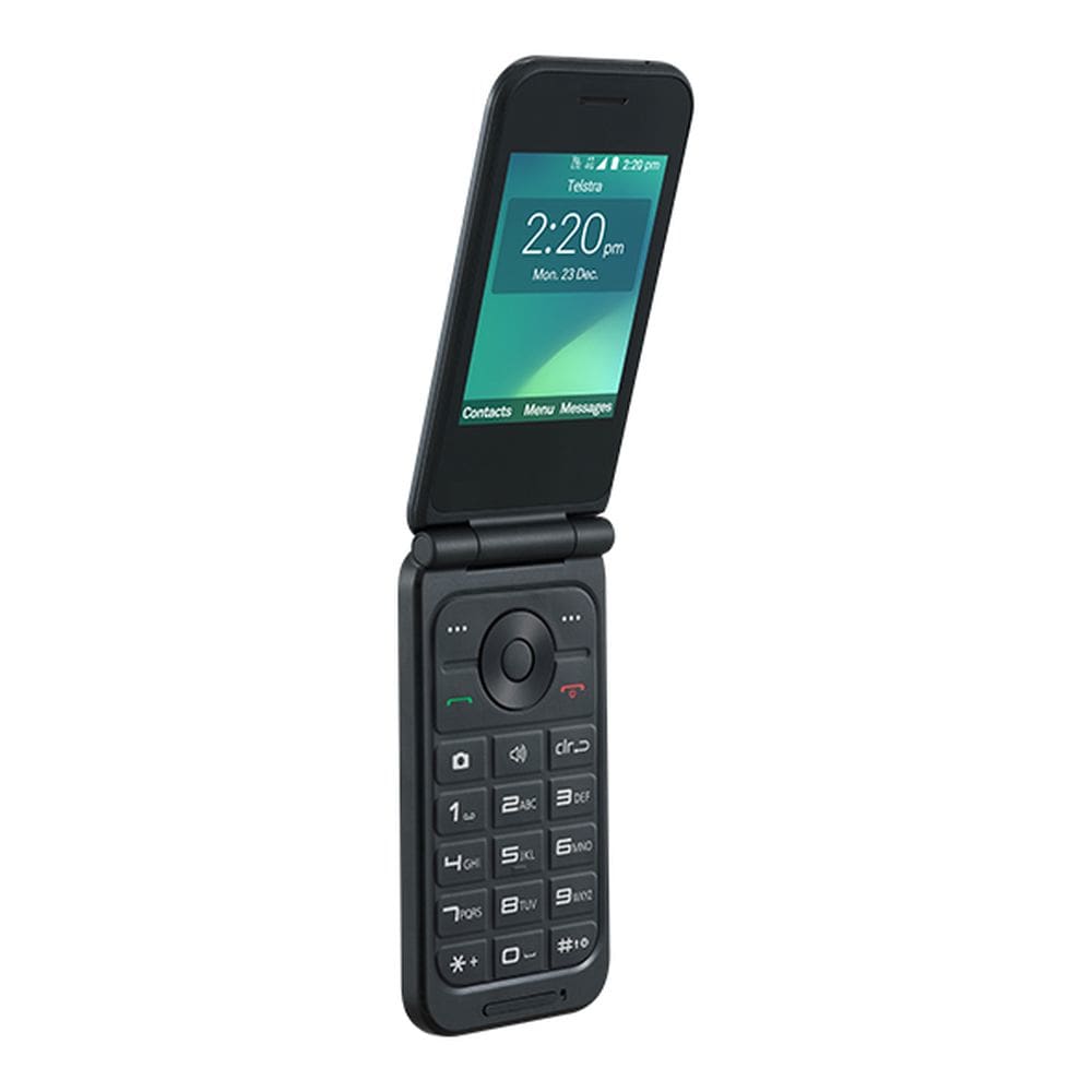 Telstra Flip 3 4G - Black - Mobiles