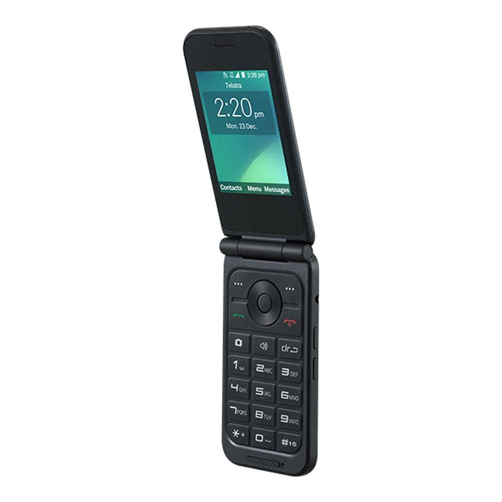 Telstra Flip 3 4G - Black - Mobiles