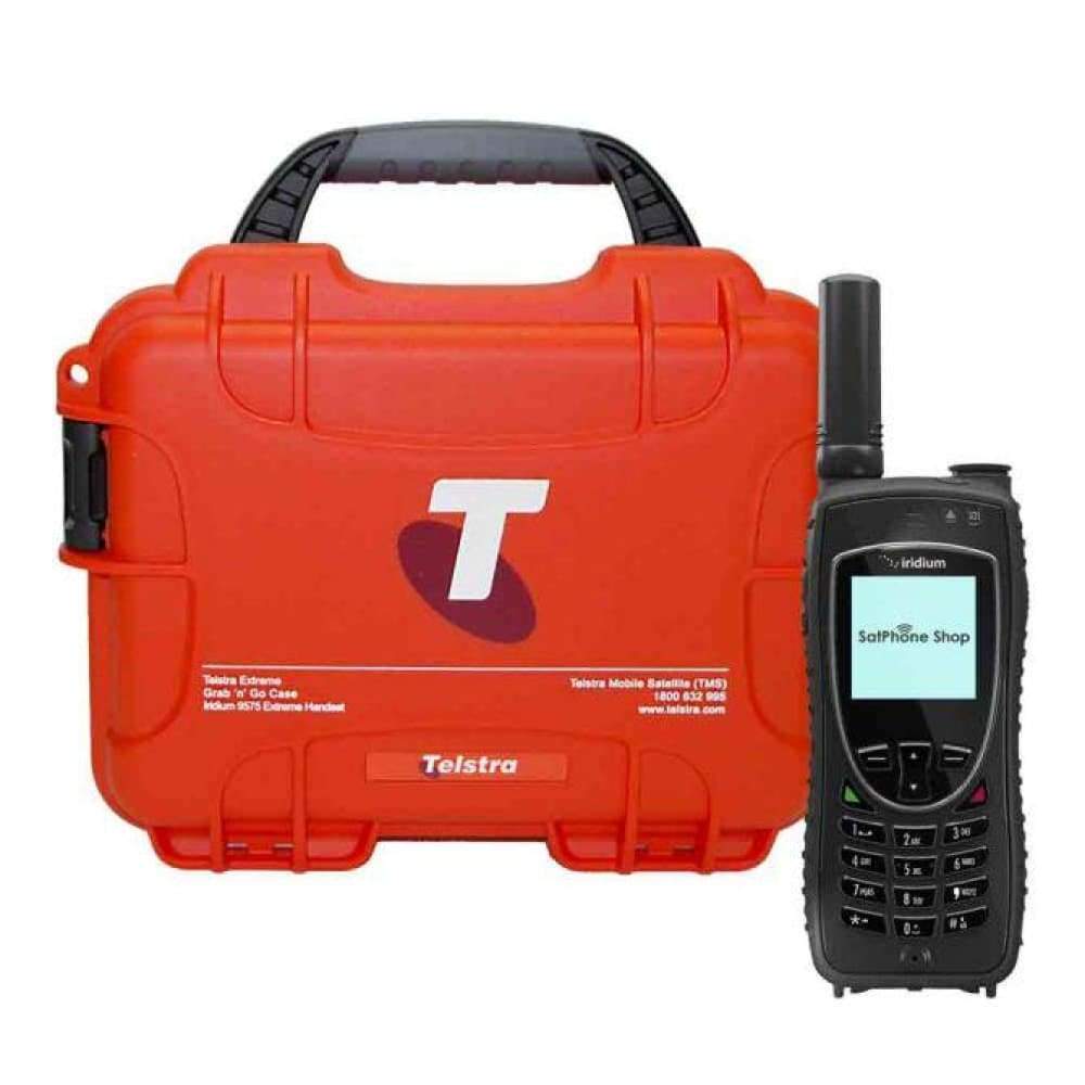 Telstra Iridium Extreme Grab N Go Satellite Bundle - Black - Mobiles
