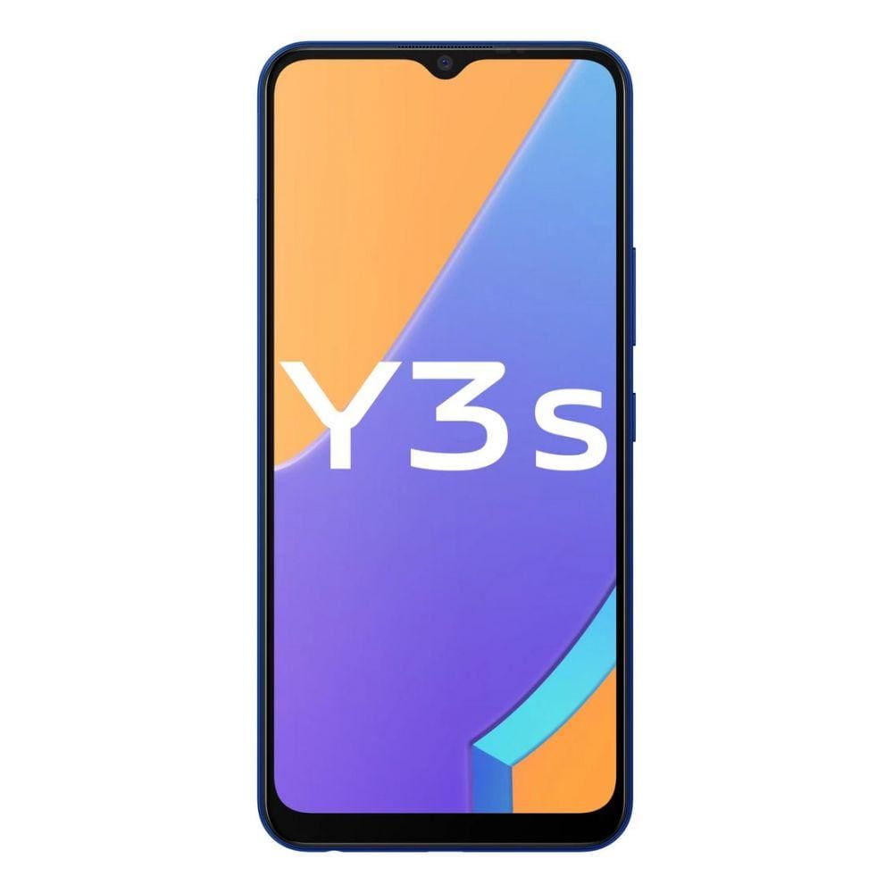 Vivo Y3s 4G Dual Sim 32GB/2GB 6.51 HD+ Display - Blue - Mobiles