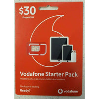 Thumbnail for VODAFONE $30 Prepaid Sim Starter - Unlimited Calls & Text upto 25Gb Monthly Data - Accessories