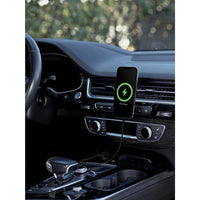 Thumbnail for Belkin Boost Charge 10W Magnetic Wireless Car Charger Vent Mount - Black