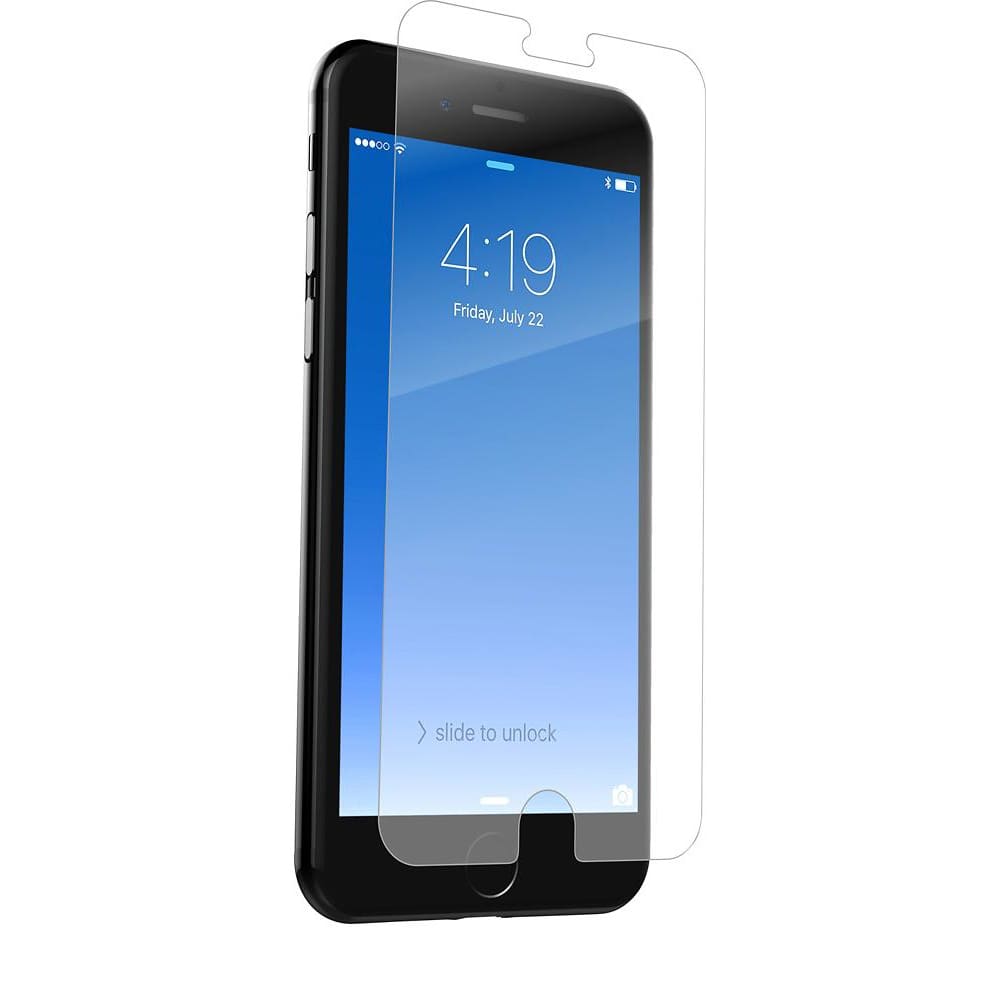 Zagg InvisibleShield Glass Screen Protector for Apple iPhone 6 Plus/6S Plus/7 Plus/8 Plus - Accessories