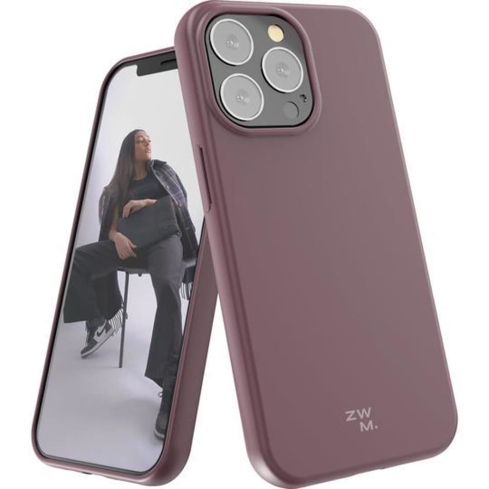 ZWM/WILMA Case for iPhone 13 Pro - Burgundy - Accessories