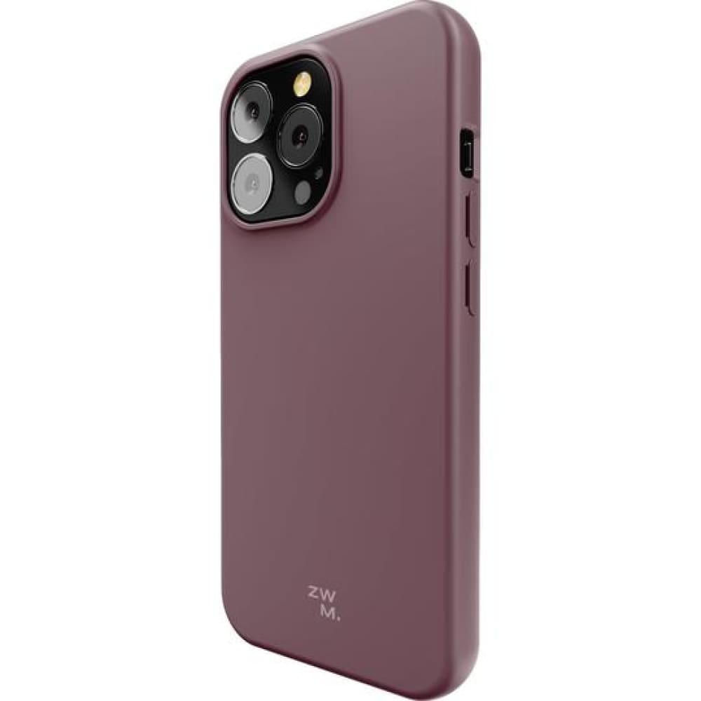 ZWM/WILMA Case for iPhone 13 Pro Max - Burgundy - Accessories